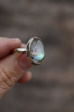 Load image into Gallery viewer, Gold Fill Abalone Ring: size 6 (up to 7)
