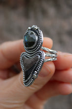 Load image into Gallery viewer, Beaded Labradorite Salacia Ring: Size 7
